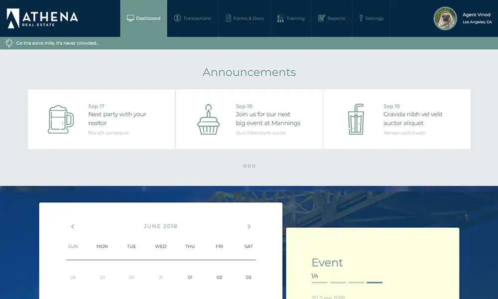 Dashboard Portfolio