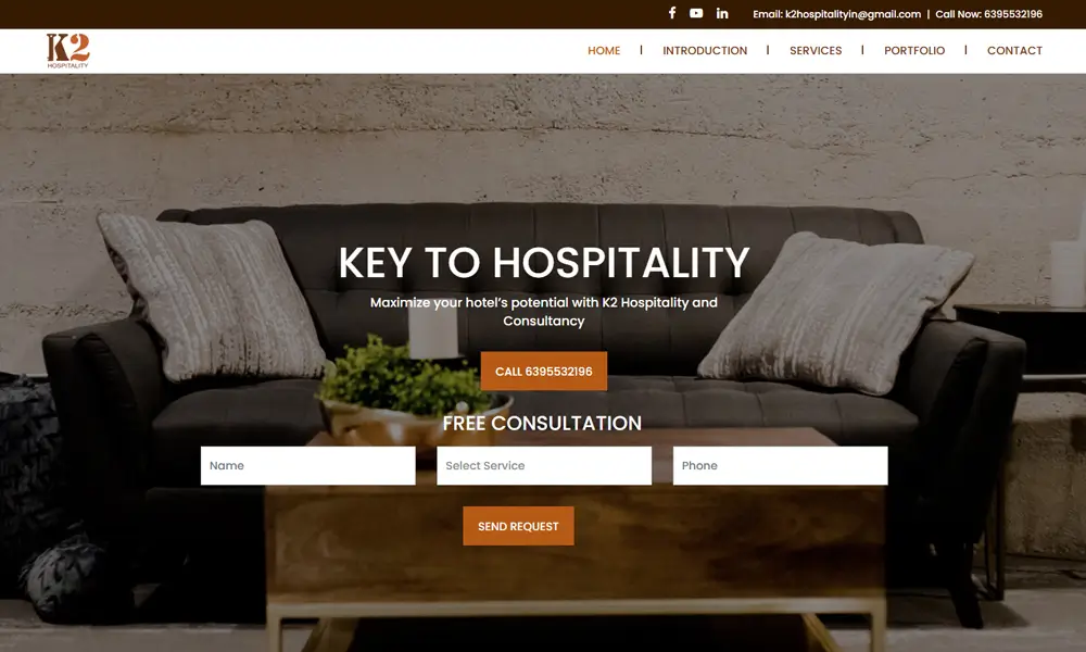 Hotel Portfolio Website