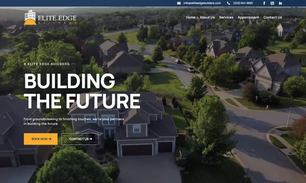 Construction Portfolio website
