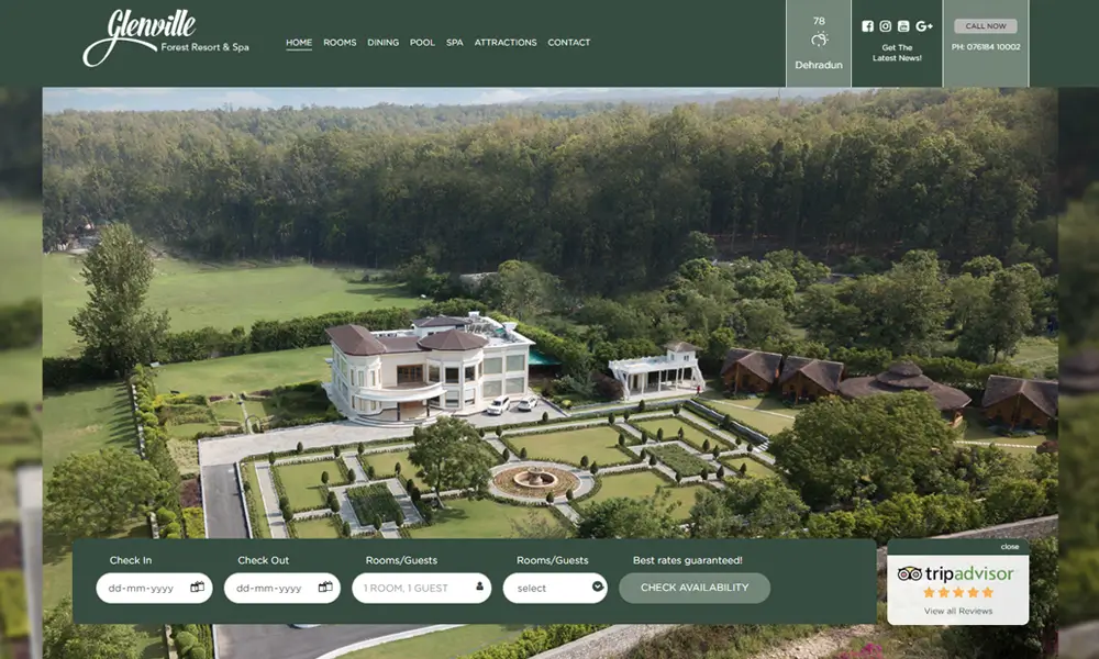Hotel Portfolio Website